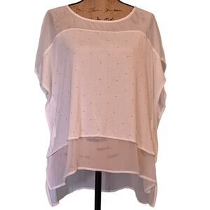 Jennifer Lopez white‎ Layered Look Small Rhinestones